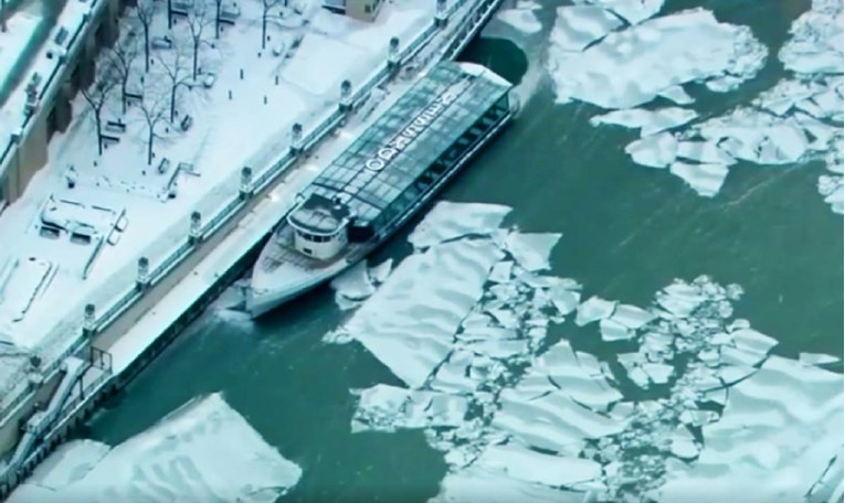 VIDEO Pogledajte kako izgleda zaleđeni Chicago. Bit će hladniji od Antarktike